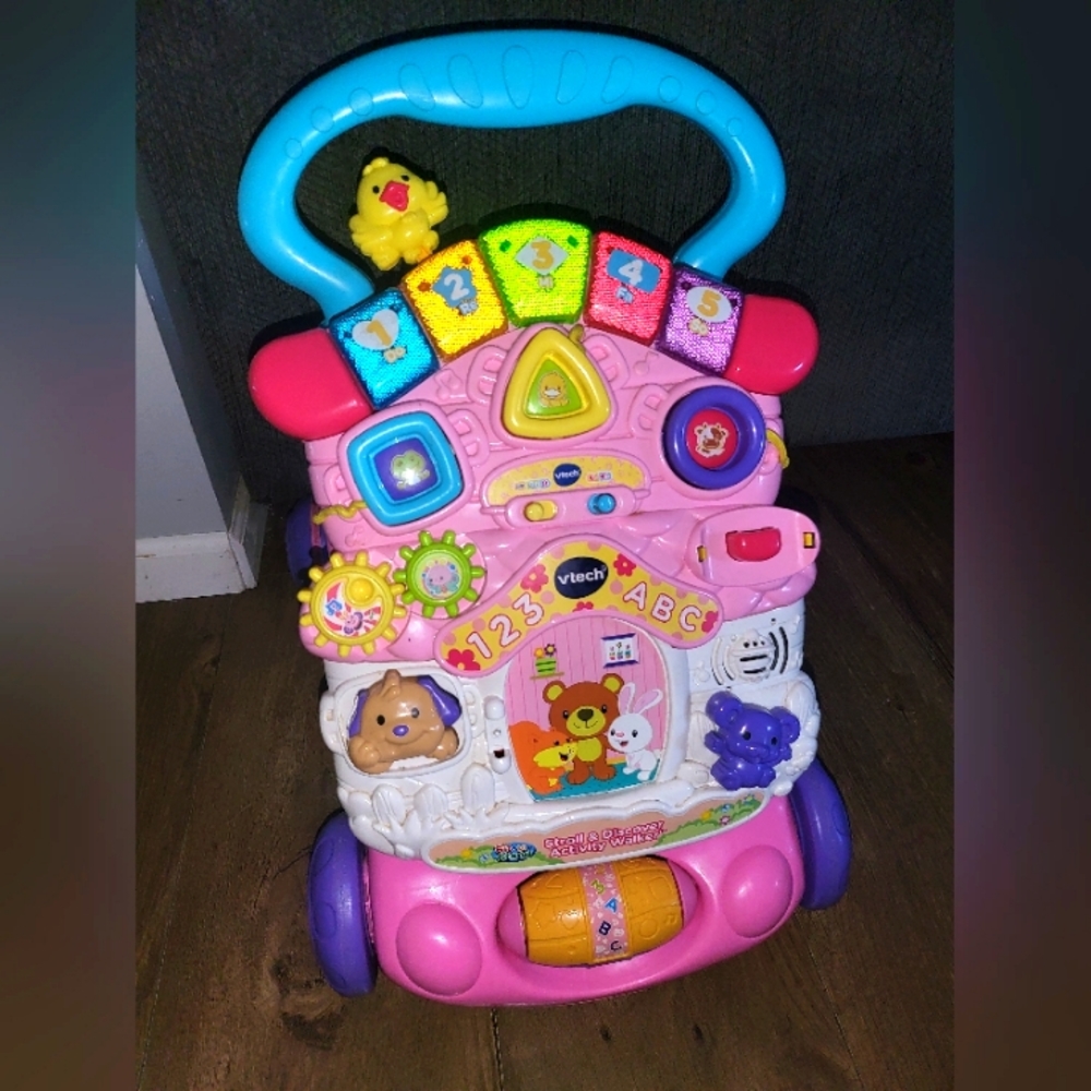 VTech Stroll and Discover 2in1 Activity Walker - pink